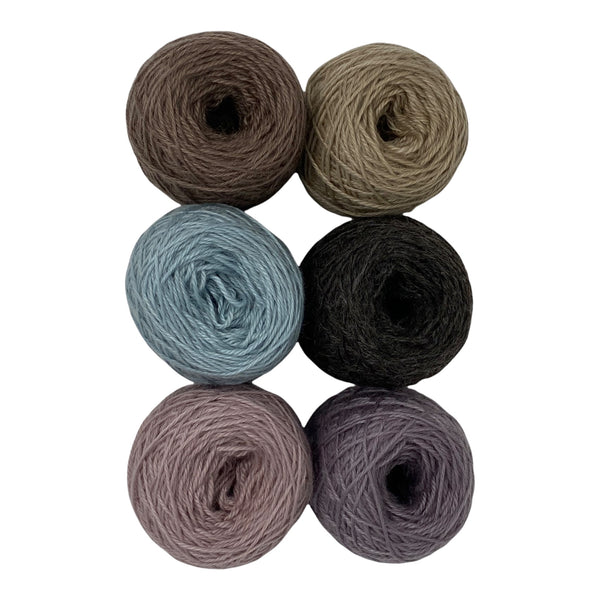 Rare Breed Black Wensleydale: Natural undyed (Aran/Worsted Weight) 100g (3.5 oz)