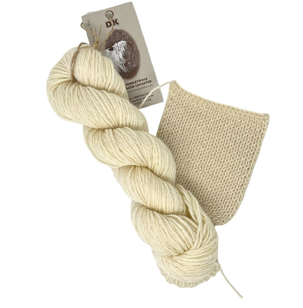 DK (8 Ply/Light Worsted)  Rare Breed Wensleydale and Bluefaced Leicester Natural