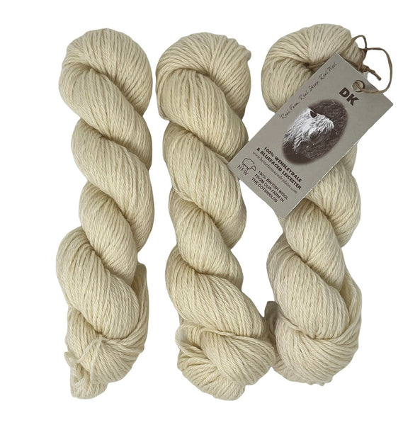 Pure Wensleydale DK (8 Ply/Light Worsted) 100g (3.53 oz)  Natural