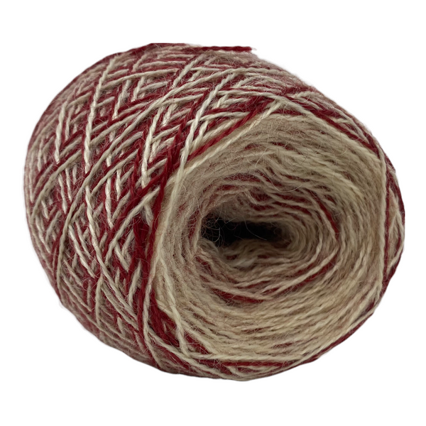Pure Wensleydale - Yarn Cake, Rolled to DK - (Rolled to Light Worsted) 100g (3.53 oz)  Harlyn twist
