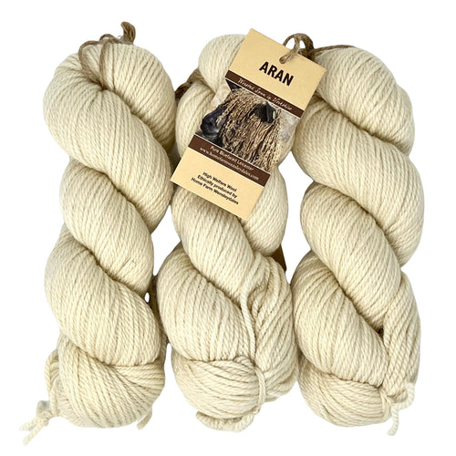 300g (10.58 oz) Pure Bluefaced Leicester: Natural (Aran/Worsted Weight)
