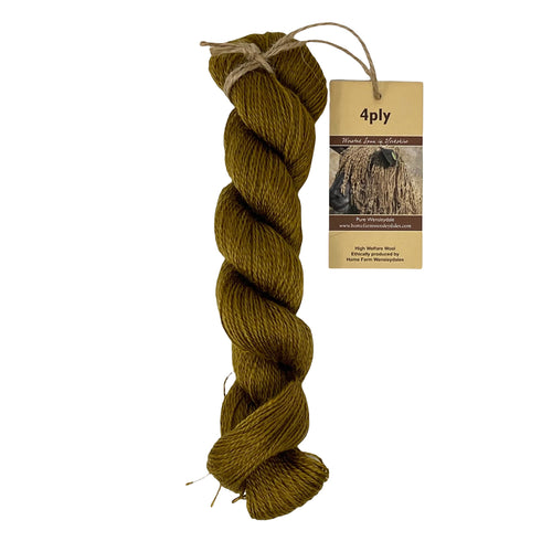 Pure Wensleydale (4ply/Fingering/Sports Weight) 50g (1.76 oz) Camel