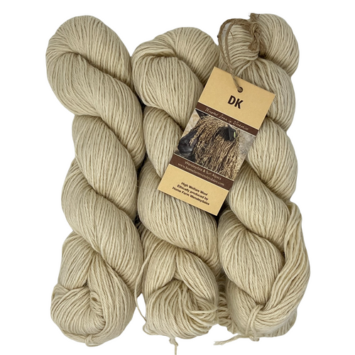 Natural DK (8 Ply/Light Worsted) 300g (10.58 oz):  Rare Breed Wensleydale and Royal Suri Alpaca