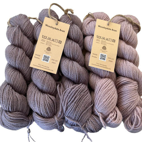 Pure Wensleydale Bundle: Porthilly and Enodoc (Aran/Worsted Weight) 500g (1.1lbs) Special Offer