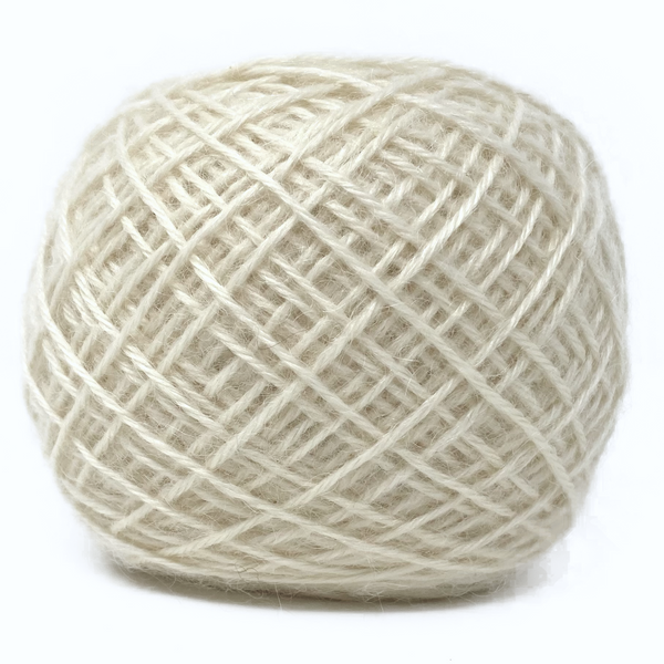 DK (8 Ply/Light Worsted) 300g (10.58 oz) Rare Breed Wensleydale and Luxury Kid Mohair Natural