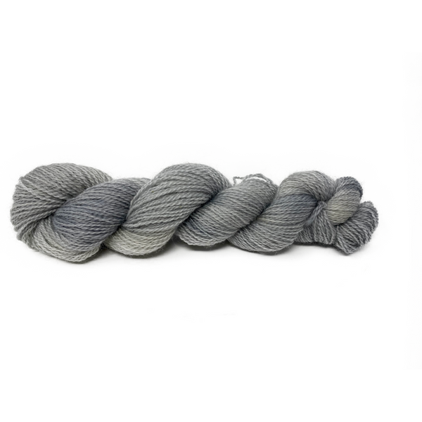 Home Farm collection - 4 Ply (Fingering/Sports Weight) 50g (1.76 oz): Rare Breed Wensleydale and Bluefaced Leicester Silver