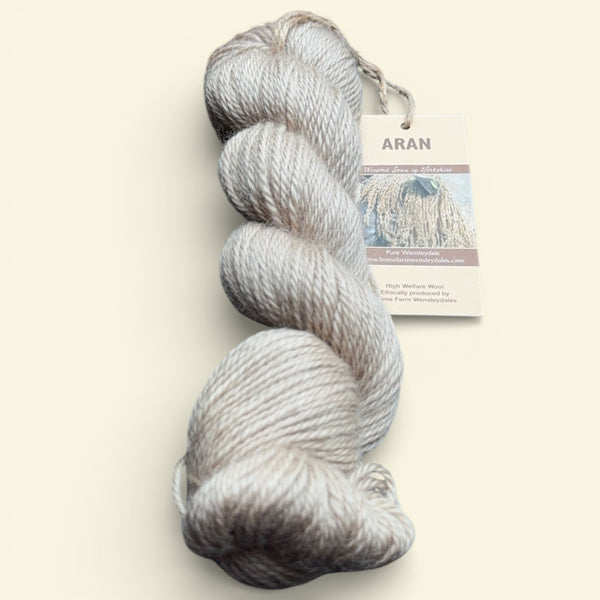 Home Farm Wensleydales Worsted spun traditional Aran wool