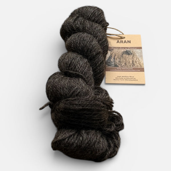Natural coloured black Wensleydale wool - rare breed 