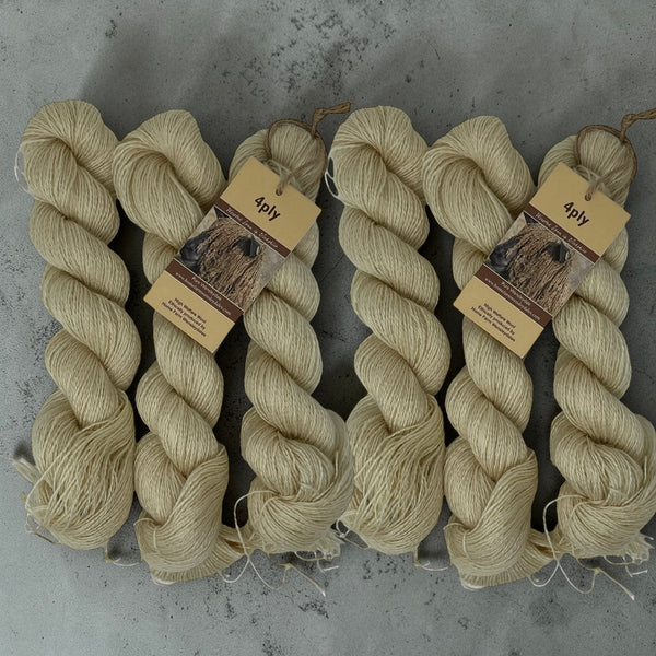 4 Ply, Natural just Wensleydale