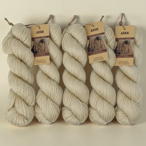 Aran, 500g pack, Natural