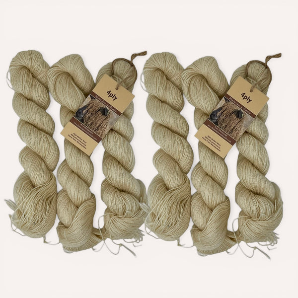 4 Ply, Natural Just Wensleydale