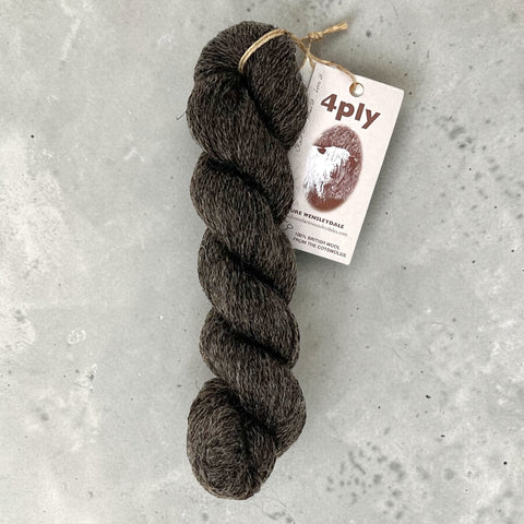 4 Ply, Naturally coloured just Wensleydale