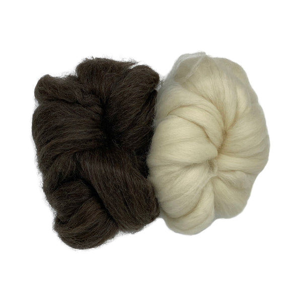 Pure Bluefaced Leicester Washed and Combed Top - 100g