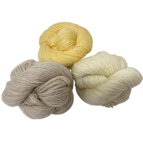 DK (8 Ply/Light Worsted)  300g (10.58 oz) Rare Breed Wensleydale and Bluefaced Leicester Natural