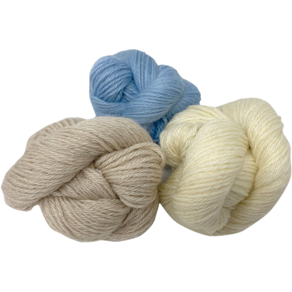 DK (8 Ply/Light Worsted) 300g (10..6 oz) Rare Breed Wensleydale and Bluefaced Leicester 6 colour pack