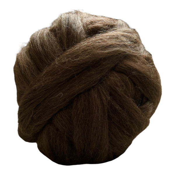 Special Offer - 500g (17.63 oz)  Pure Black Bluefaced Leicester Washed and Combed Top