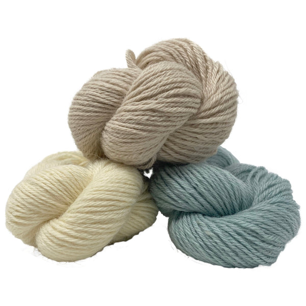 DK (8 Ply/Light Worsted)  150g (5.29 oz) Rare Breed Wensleydale and Bluefaced Leicester Natural