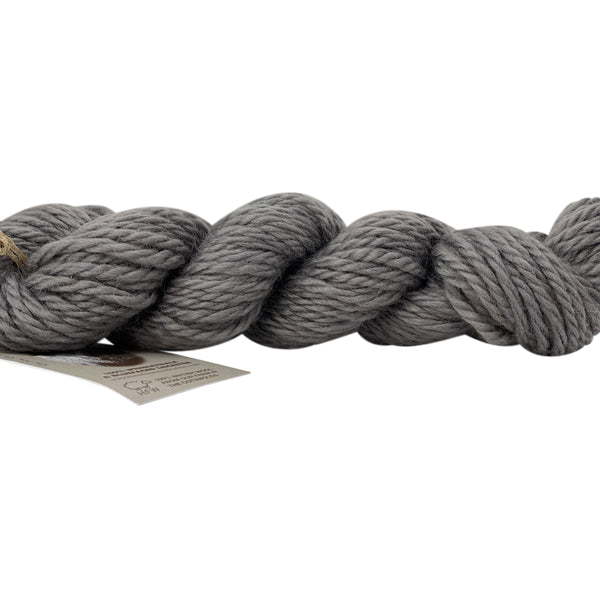 Bulky Wool 50g (1.76 oz): Rare Breed Wensleydale and Bluefaced Leicester Home Farm Grey