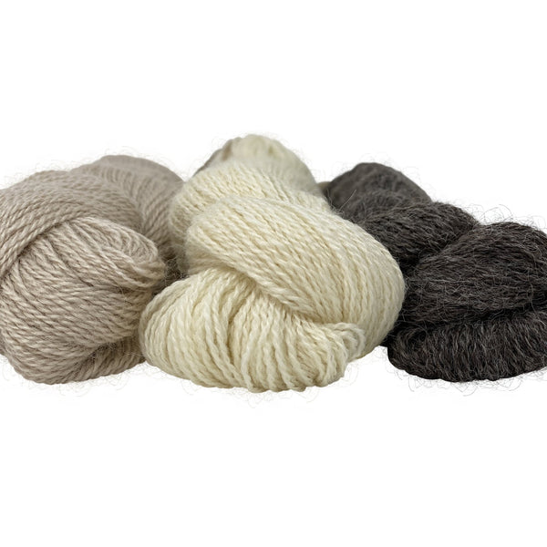 4ply (Fingering/Sports Weight) 50g (1.76 oz): Rare Breed Wensleydale and Bluefaced Leicester Sunrising Hill