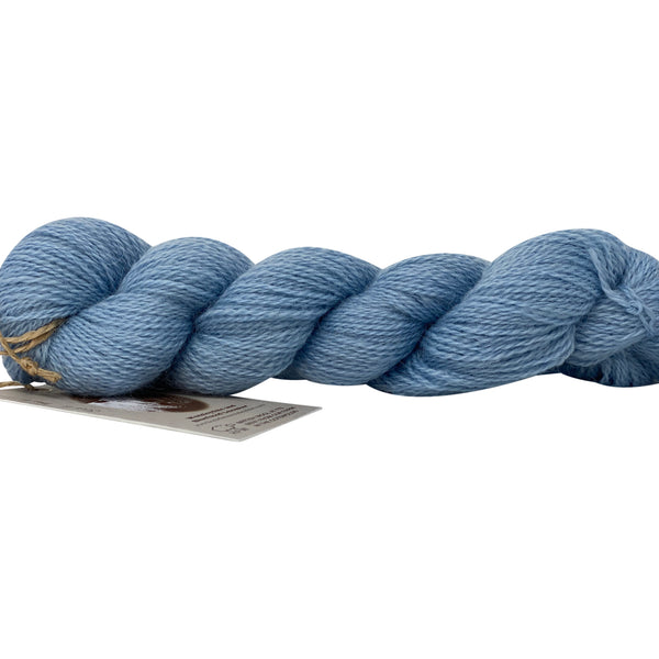 4ply (Fingering/Sports Weight) 50g (1.76 oz): Rare Breed Wensleydale and Bluefaced Leicester Burford Blue