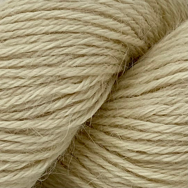 Natural DK (8 Ply/Light Worsted) 100g (3.53 oz):  Rare Breed Wensleydale and Royal Suri Alpaca