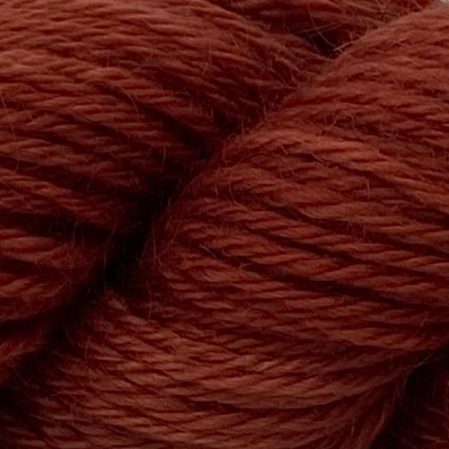Home Farm collection - Red Ochre DK (8 Ply/Light Worsted) 50g (1.76 oz): Rare Breed Wensleydale and Bluefaced Leicester