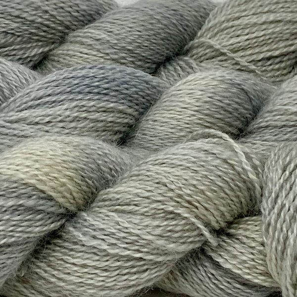 Home Farm collection - 4 Ply (Fingering/Sports Weight) 50g (1.76 oz): Rare Breed Wensleydale and Bluefaced Leicester Silver