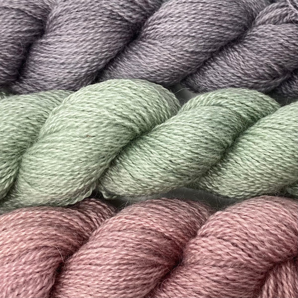 Cardigan Bay collection - 4ply (Fingering/Sports Weight) 50g (1.76 oz): Rare Breed Wensleydale and Bluefaced Leicester Faded Damson