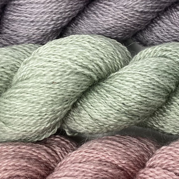 Wensleydale & Bluefaced Leicester Hand Dyed 4 ply wool from  Home Farm Wensleydales