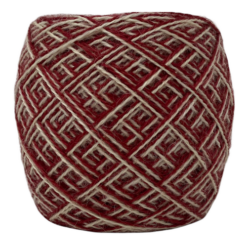 Pure Wensleydale - Yarn Cake, Rolled to DK - (Rolled to Light Worsted) 100g (3.53 oz)  Harlyn twist