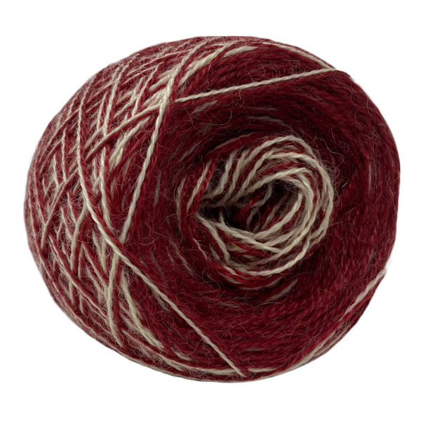 Pure Wensleydale - Yarn Cake, Rolled to DK - (Rolled to Light Worsted) 100g (3.53 oz)  Harlyn twist