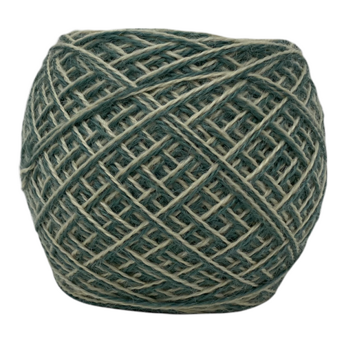 Pure Wensleydale - Yarn Cake, Rolled to DK - (Rolled to Light Worsted) 100g (3.53 oz)  Mariner twist