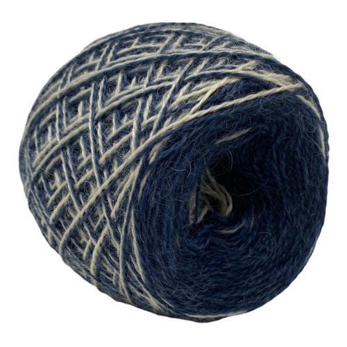 Pure Wensleydale - Yarn Cake, Rolled to DK - (Rolled to Light Worsted) 100g (3.53 oz)  Brea twist