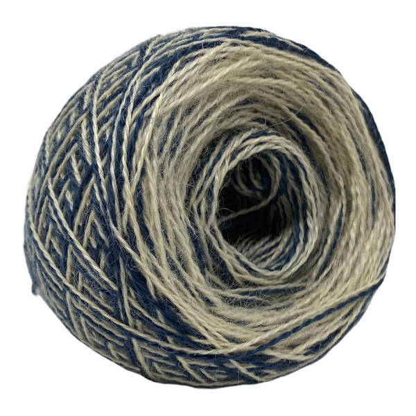 Pure Wensleydale - Yarn Cake, Rolled to DK - (Rolled to Light Worsted) 100g (3.53 oz)  Brea twist