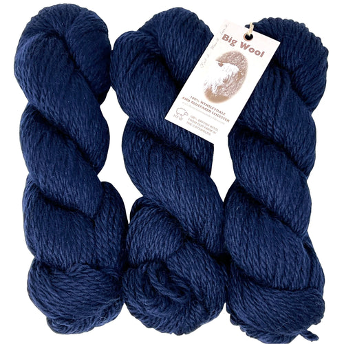 300g (10.58 oz)  Bulky Wool : Rare Breed Wensleydale and Bluefaced Leicester Millhouse Blue
