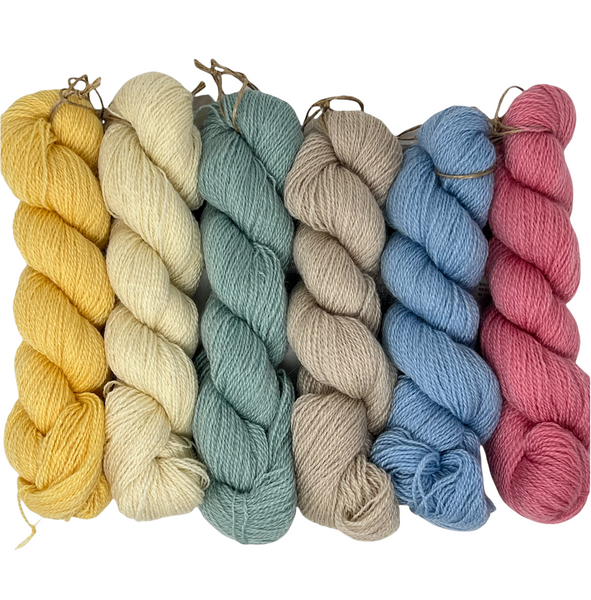 4ply (Fingering/Sports Weight) 50g (1.76 oz): Rare Breed Wensleydale and Bluefaced Leicester Sunrising Hill
