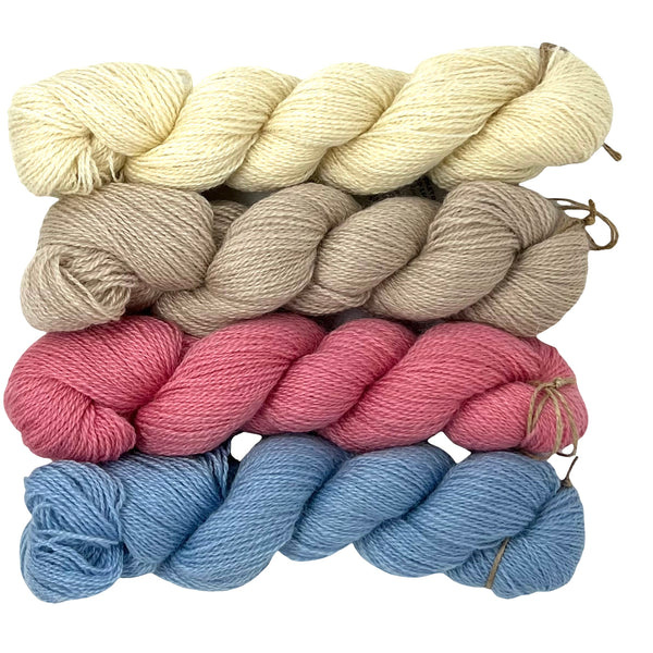 4ply (Fingering/Sports Weight) 150g (5.29 oz): Rare Breed Wensleydale and Bluefaced Leicester Cotswold Stone