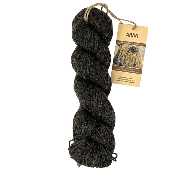 Black Wensleydale - Rare Breed: Natural undyed (Aran/Worsted Weight) Special Offer 500g (1.1lbs)
