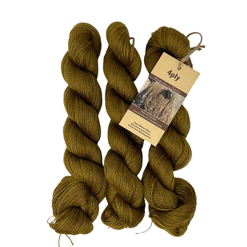 Pure Wensleydale (4ply/Fingering/Sports Weight) 150g (5.29 oz) Camel