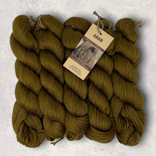 Pure Wensleydale: Camel (Aran/Worsted Weight) 500g (1.1lbs) Special Offer