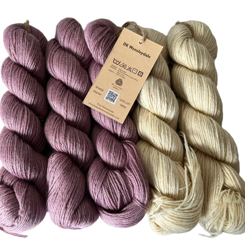 Pure Wensleydale DK (8 Ply/Light Worsted) 500g (10.58 oz) Daymer and Natural