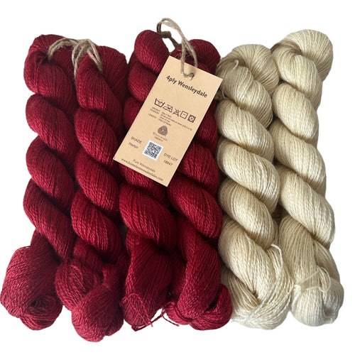 Pure Wensleydale (4ply/Fingering/Sports Weight) Harlyn/Natural 300g (10.58) Special Offer