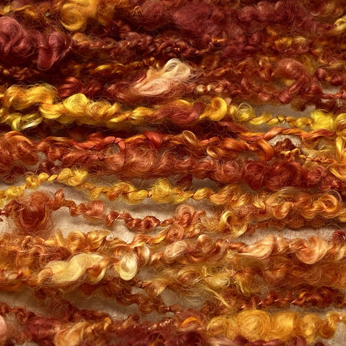 Wensleydale Chunky (bulky) weight 100g (3.52 oz) skein Rouen shades in orange