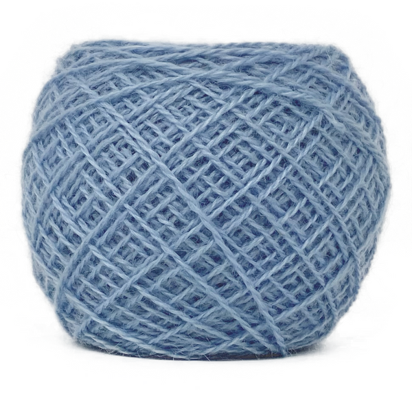 4ply (Fingering/Sports Weight) 50g (1.76 oz): Rare Breed Wensleydale and Bluefaced Leicester Burford Blue
