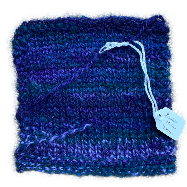 Hand-spun - Wensleydale & Bluefaced Leicester Aran/DK (Worsted/Light Worsted) weight 100g (3.52 oz) skein Bayeux spun in deep purple