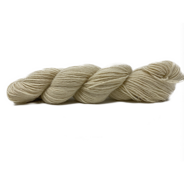 Natural DK (8 Ply/Light Worsted) 100g (3.53 oz):  Rare Breed Wensleydale and Royal Suri Alpaca
