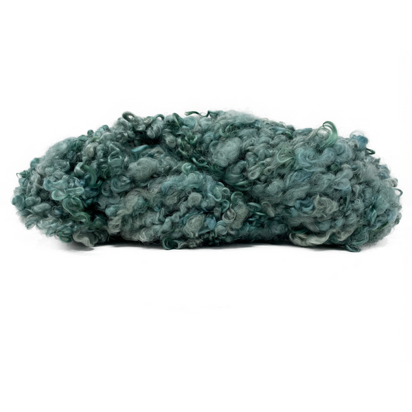 Hand spun - Lock spun Wensleydale - Hiraeth Collection in Emerald