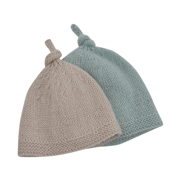 Tegan Baby Hat with Top Knot – Home Farm Wensleydales