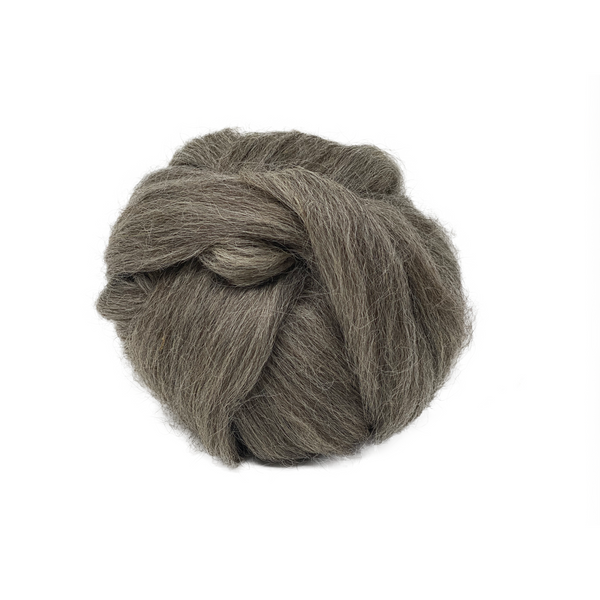 Pure Black Lincoln Longwool Washed and Combed Top