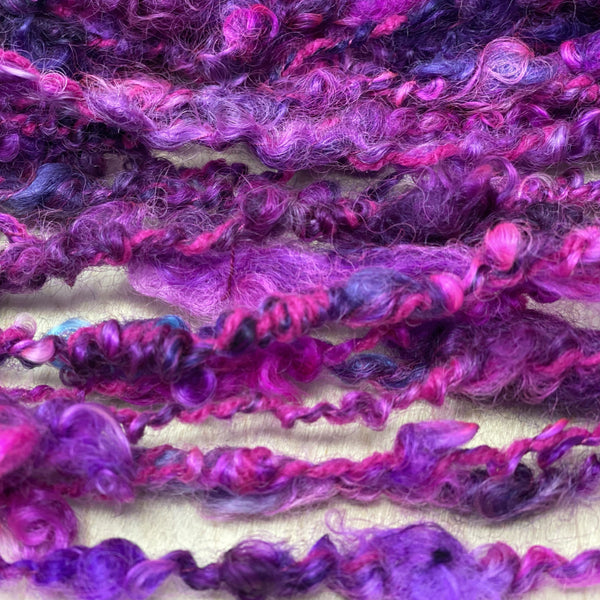 Wensleydale Chunky (bulky) weight 100g (3.52 oz) skein Rouen shades in purple